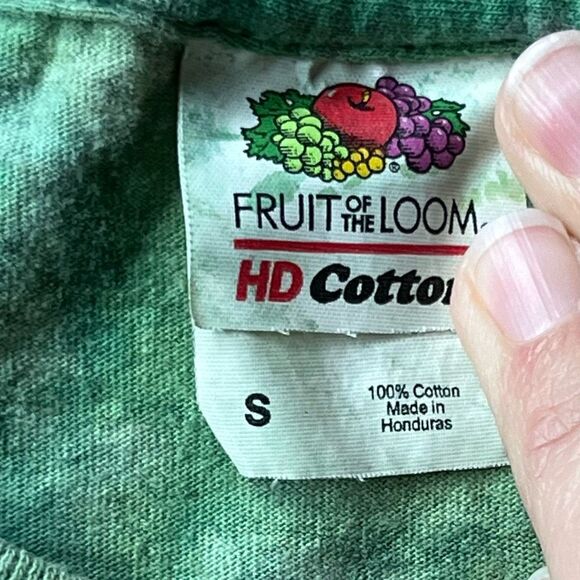 TieDyeFour Leaf Clover Green Tie-dye Tshirt- sz small - St Patricks Day - Picture 5 of 5